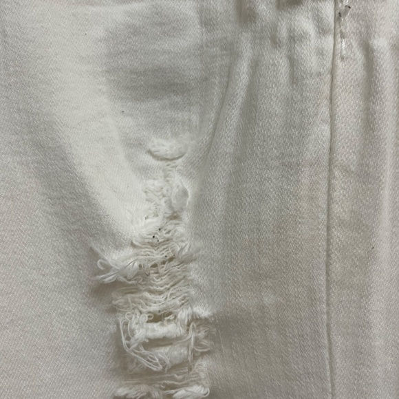 White Rhinestone Embellished Distressed Jeans – Size S - Picture 9 of 16